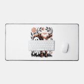 ハイラ素朴ンドカウ幽霊ハロウィーン デスクマット (キーボード&マウス)