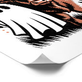 ハイラ素朴ンドカウ幽霊ハロウィーン ポスター (角)