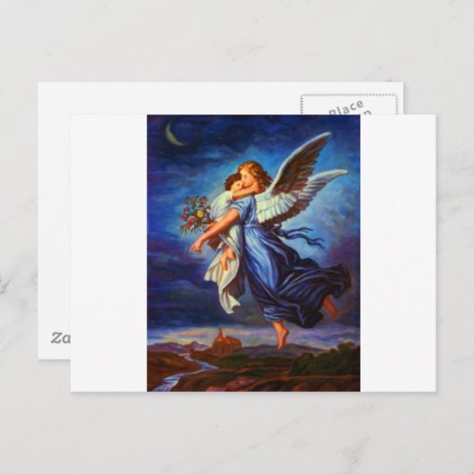 ハイリガーシュッツェンゲルガーディアンエンジェル7油 ポストカード (正面/裏面)