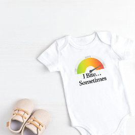 ハイリスク：時々噛む… ベビーボディスーツ