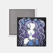 "ハイリー"ゴシックオートクチュール蝶フェアリー磁石 マグネット (正面/裏面)