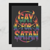 ハイルゲイサタンレインボーバプホメドデビルヤギLGBTQ シーズンカード (正面/裏面)