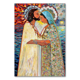 ハイルホーリークイーンカトリック祈りの言葉カード テーブルナンバー