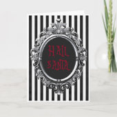 ハイル・サンタ クリスマスカード サンキューカード (正面)