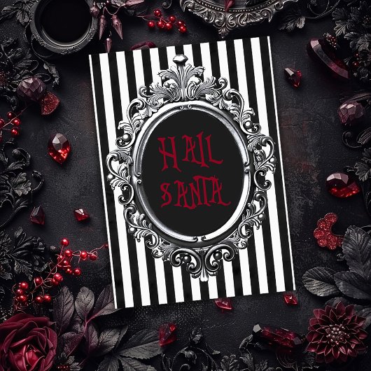 ハイル・サンタ クリスマスカード サンキューカード