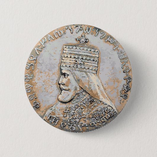 ハイレセラシボタン 缶バッジ (正面)