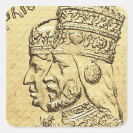 ハイレセラシーエンプレムネンラスタライオンオブユダ スクエアシール