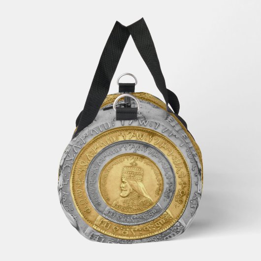 ハイレ・セラシエ・ジャห์・ラスタファリ・レゲエ・ラスタ・ルーツ ダッフルバッグ (左)