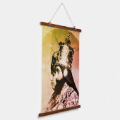 ハイレ・セラシエ Jah ラスタファリ Rasta レゲエ Roots 吊り下げ型タペストリー (傾斜あり)