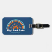 ハイロックレイクノースカロライナ虹 ラゲッジタグ (正面横)
