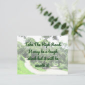 ハイロードはがきやる気を起こさせる ポストカード (スタンド正面)