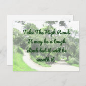 ハイロードはがきやる気を起こさせる ポストカード (正面/裏面)