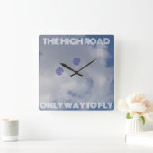 ハイロードウォールクロック スクエア壁時計 (ホーム)