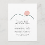 ハイロードマウンテンサンで議会へ ポストカード (正面)