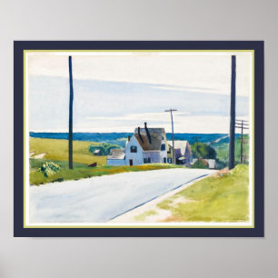 ハイロード1931 by Edward Hopper ポスター