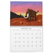 ハイワイヤー·グラフィックス先史時代暦 カレンダー (2月 2026)