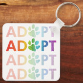 ハインクポースタック文字レインボー キーホルダー (裏面)