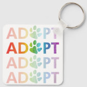 ハインクポースタック文字レインボー キーホルダー (裏面)