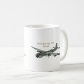 ハインケル,ドイツの第2次世界大戦爆撃機177機 コーヒーマグカップ (正面右)