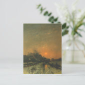 ハインツフロッケンハウス付きはが絵画き ポストカード (スタンド正面)