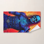 ハインティングゾンビデーモンインザシティデザイン バスタオルセット (ハンドタオル)