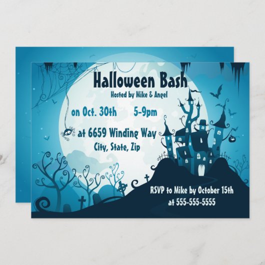 ハインティングハウス 招待状 (正面/裏面)