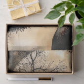 ハインティングファンタジーゴシックレイヴン&ビクトリアンガール 薄葉紙 (ギフト)