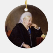 ハインリッヒフォンAngeli著ビクトリア女王 セラミックオーナメント (裏面)