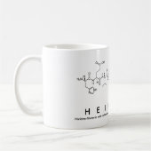 ハインリッヒペプチド名mug コーヒーマグカップ (左)