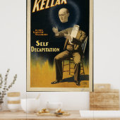 ハインリッヒ・ケラー「頭を失う」魔法 ポスター (キッチン)