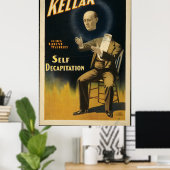 ハインリッヒ・ケラー「頭を失う」魔法 ポスター (ホームオフィス)