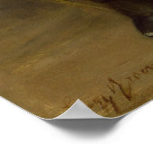 ハインリッヒ・シュリーマンとその妻 ポスター (角)