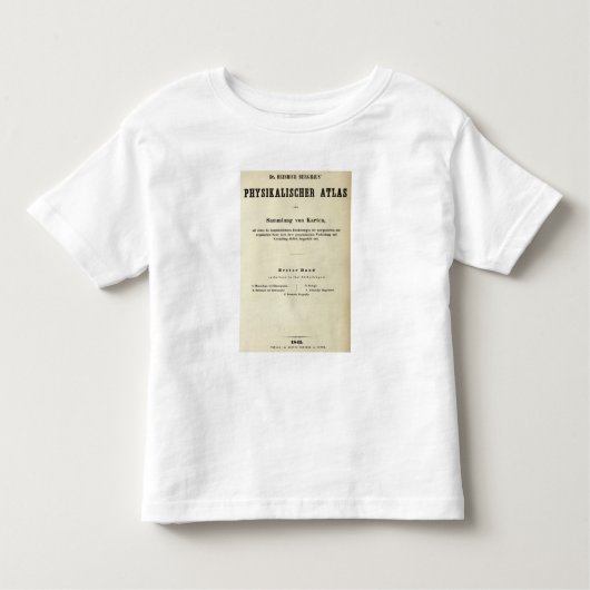 ハインリッヒBerghausとびらの先生 トドラーTシャツ (正面)