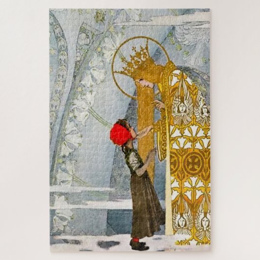 ハインリヒ・レフラーによる「マリーの子」 ジグソーパズル (縦)