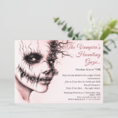 ハインングヴァンパイアウーマンハロウィーン招待状 招待状 (スタンド正面)