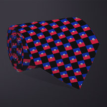 ハイ市松模様にチ国旗のパターン