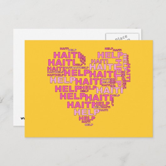 ハイ救済チTシャツとアパレル ポストカード (正面/裏面)