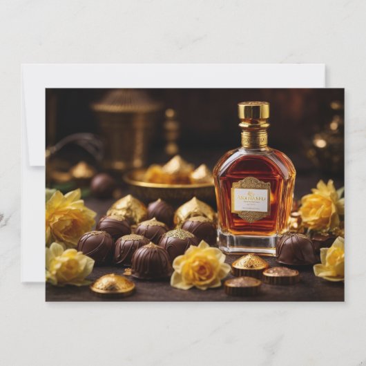 ハイ正午ゴールデンチョコレート サンキューカード (正面)