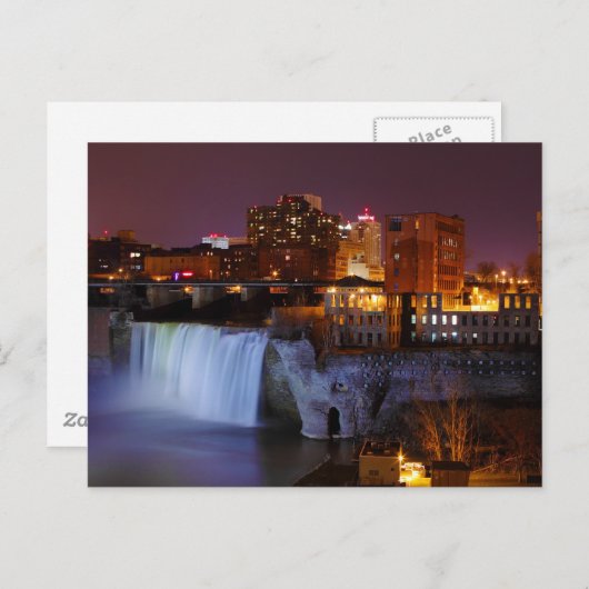 ハイ秋インダウンタウンロチェスターニューヨーク ポストカード (正面/裏面)