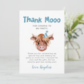 ハイ素朴ランドカウボーイズ誕生日 サンキューカード (スタンド正面)