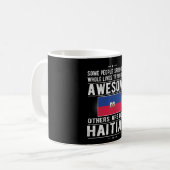 ハイ誇りを持ったチ国旗ハイチ伝統ハイチルーツ コーヒーマグカップ (正面左)