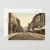 ハイ通り，ギルドフォード，イングランドクラシックフォトクロム ポストカード (正面/裏面)