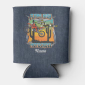 ハイ飛んでいるモトクロス 缶クーラー (正面)