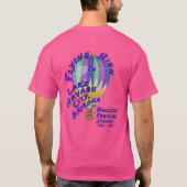 ハイ飛んでいるレイクハバスシティアリゾナバルーン Tシャツ (裏面)