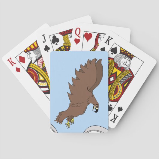 ハイ飛んでいる・ヤング・イーグル トランプ (裏面)