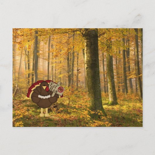 ハイ食べム・ノート・ターキー ポストカード (正面)