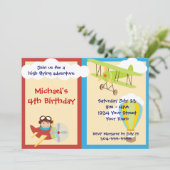 ハイ·アドベンチ飛んでいるャー·バースデー·パーティー 招待状 (スタンド正面)