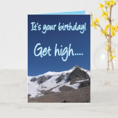 ハイ·ゴー·ア·マウンテン カード (黄色い花)