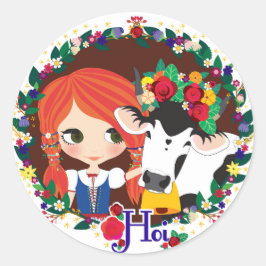 ハイ：.ステッカー♥ ラウンドシール