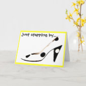 『ハイ・トゥ・グッドフレンドズ・シュー・ファン』 カード (黄色い花)